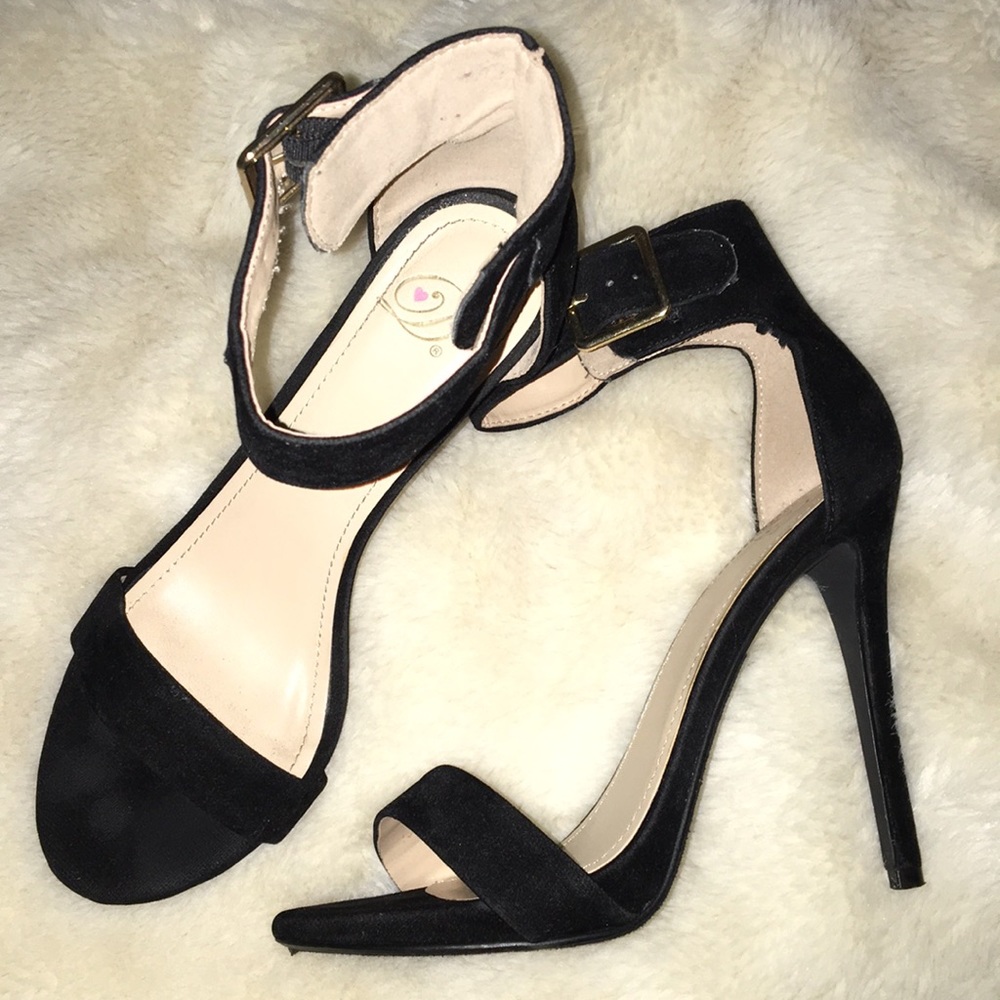 COPY - Diva Black Strap High Heels